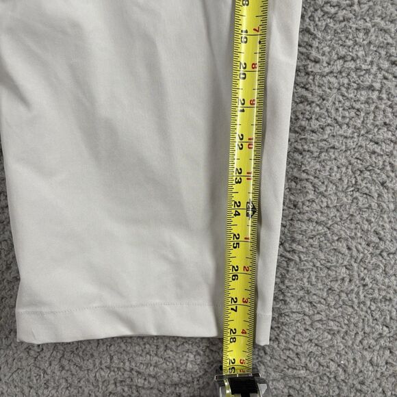 Lululemon Pants Mens 38x28 White Silver Commission Classic Fit Chino Work Golf - Picture 4 of 7
